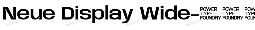 Neue Display Wide字体转换
